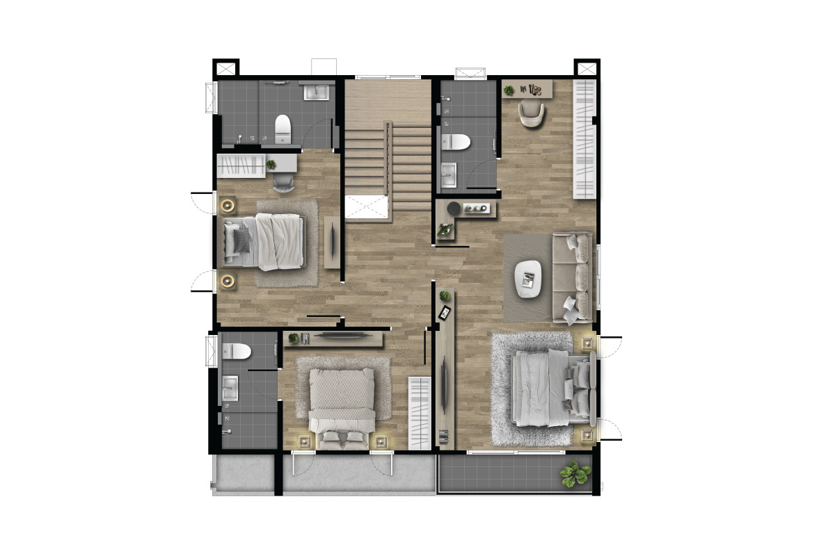 Type ABLE: Floor 2nd-Floor