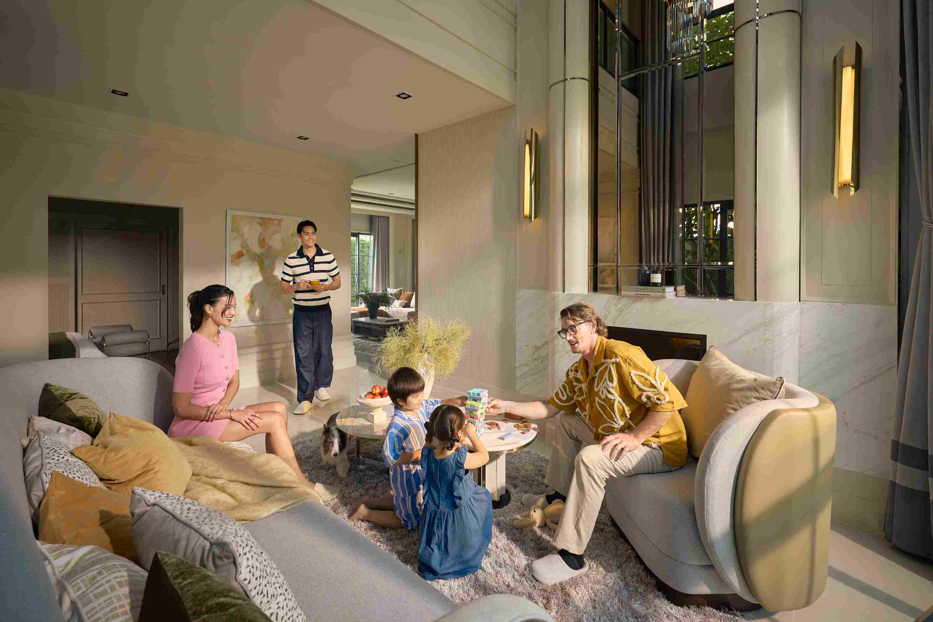 พื้นที่ห้องนั่งเล่น THE CITY จรัญฯ ปิ่นเกล้า