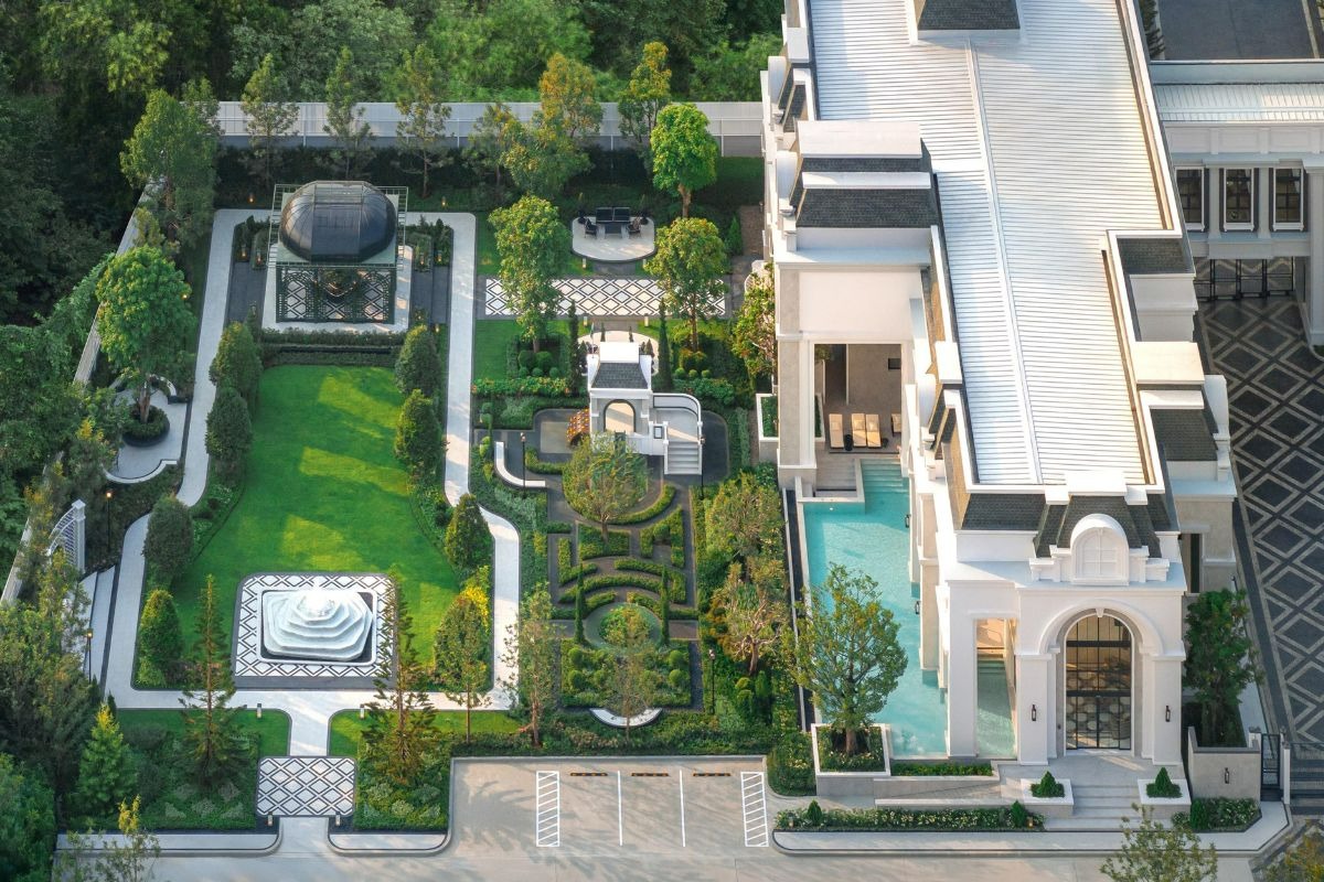 พื้นที่ส่วนกลางของโครงการบ้านเดี่ยว THE PALAZZO ปิ่นเกล้า-บรมฯ