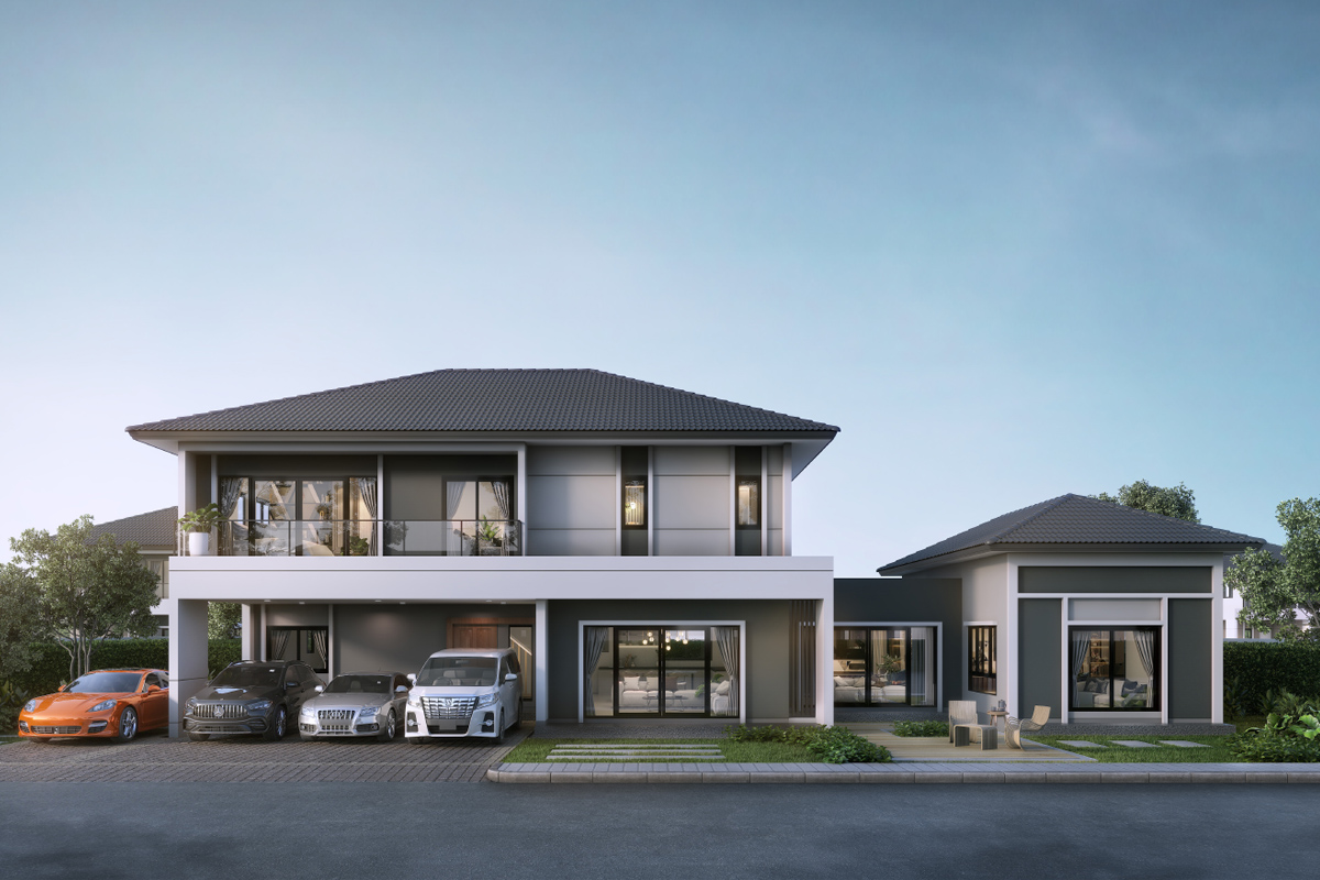 แบบบ้านเดี่ยว Type Chateau Space