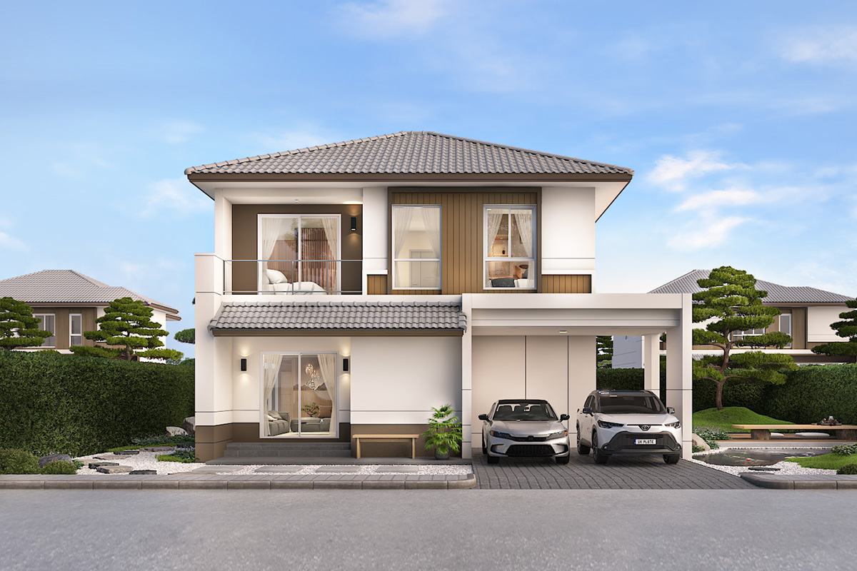 แบบบ้าน HOSHI ในโครงการ MODEN รามอินทรา-หทัยราษฎร์