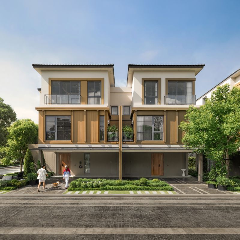 ให้ทุกเสียงของชีวิต อยู่ในพื้นที่ของตัวเอง Double Wall ผนังหนา 20 ซม. ซับเสียงระหว่างบ้าน
