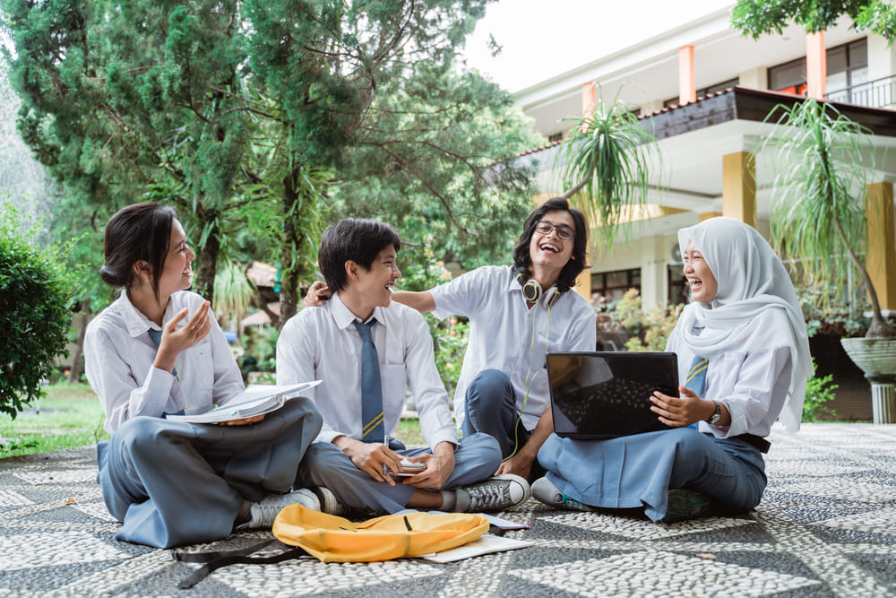 นักเรียนในโรงเรียนนานาชาติ