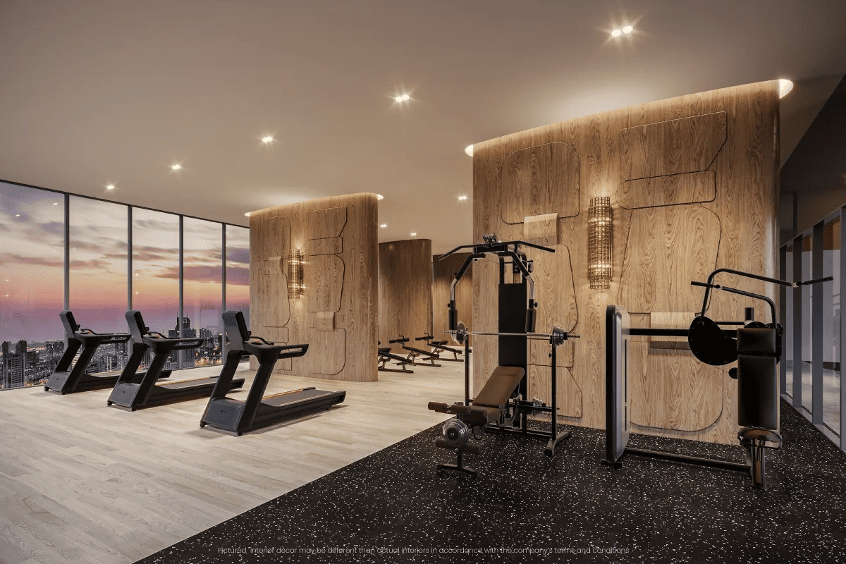 ฟิตเนส โครงการ RHYTHM เจริญนคร ไอคอนิค