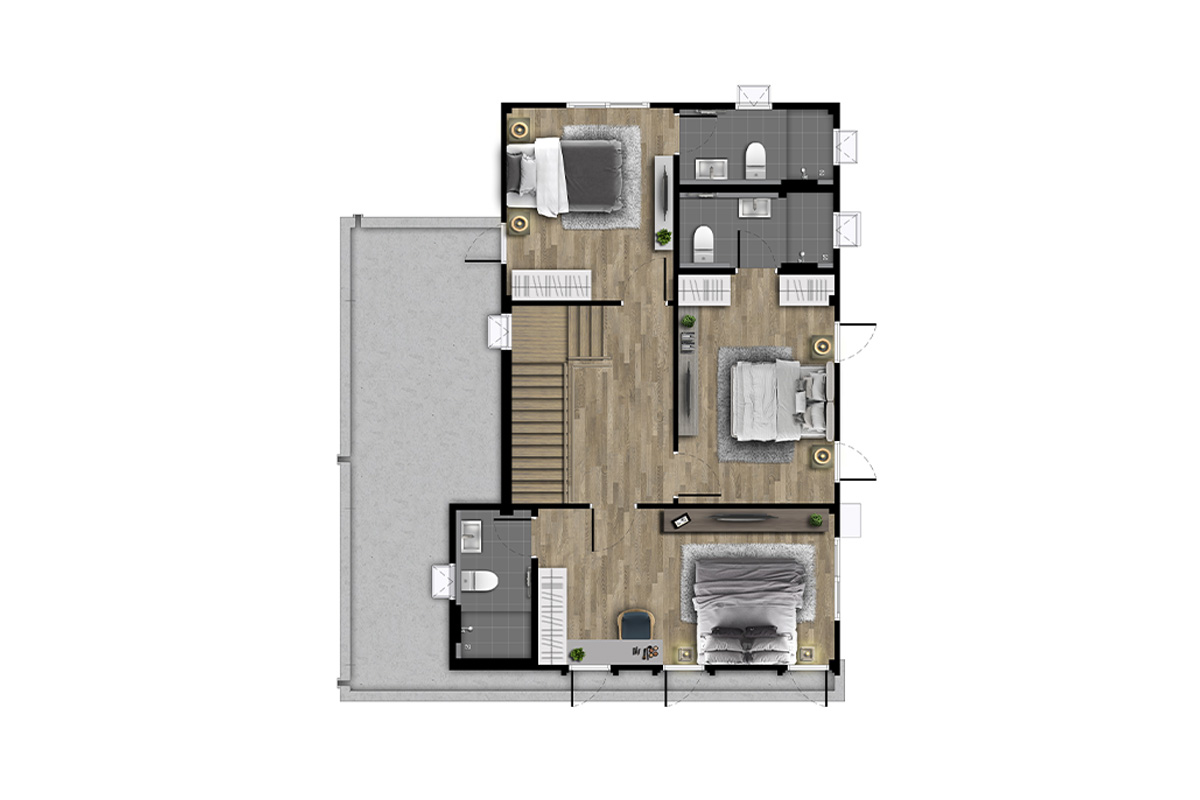 Type ALBANY: Floor 2nd Floor 