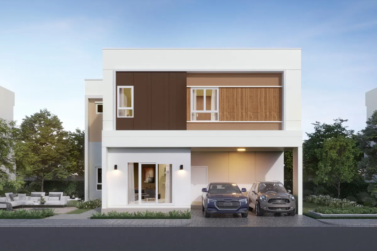 แบบบ้าน MARIE โครงการ MODEN บางนา - ศรีนครินทร์