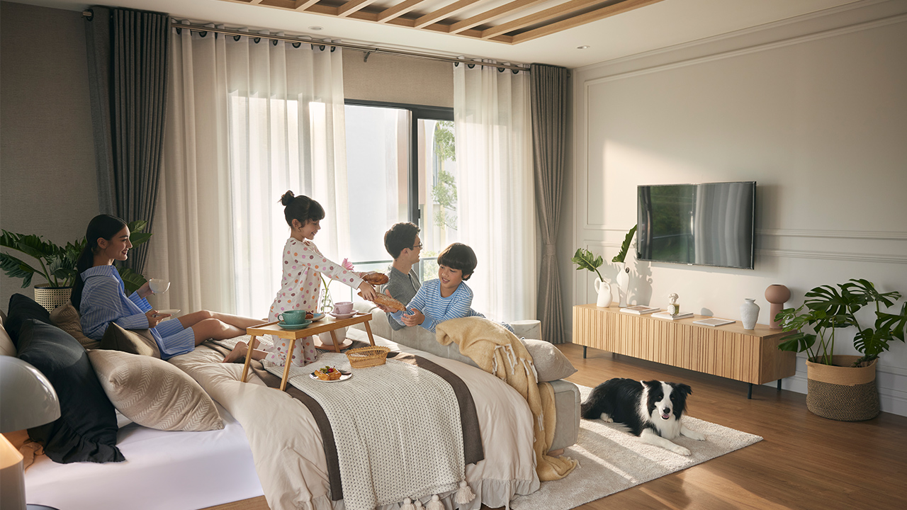 ห้องนอนหลัก Master Bedroom ของบ้านเดี่ยว CENTRO ชัยพฤกษ์-แจ้งวัฒนะ 3