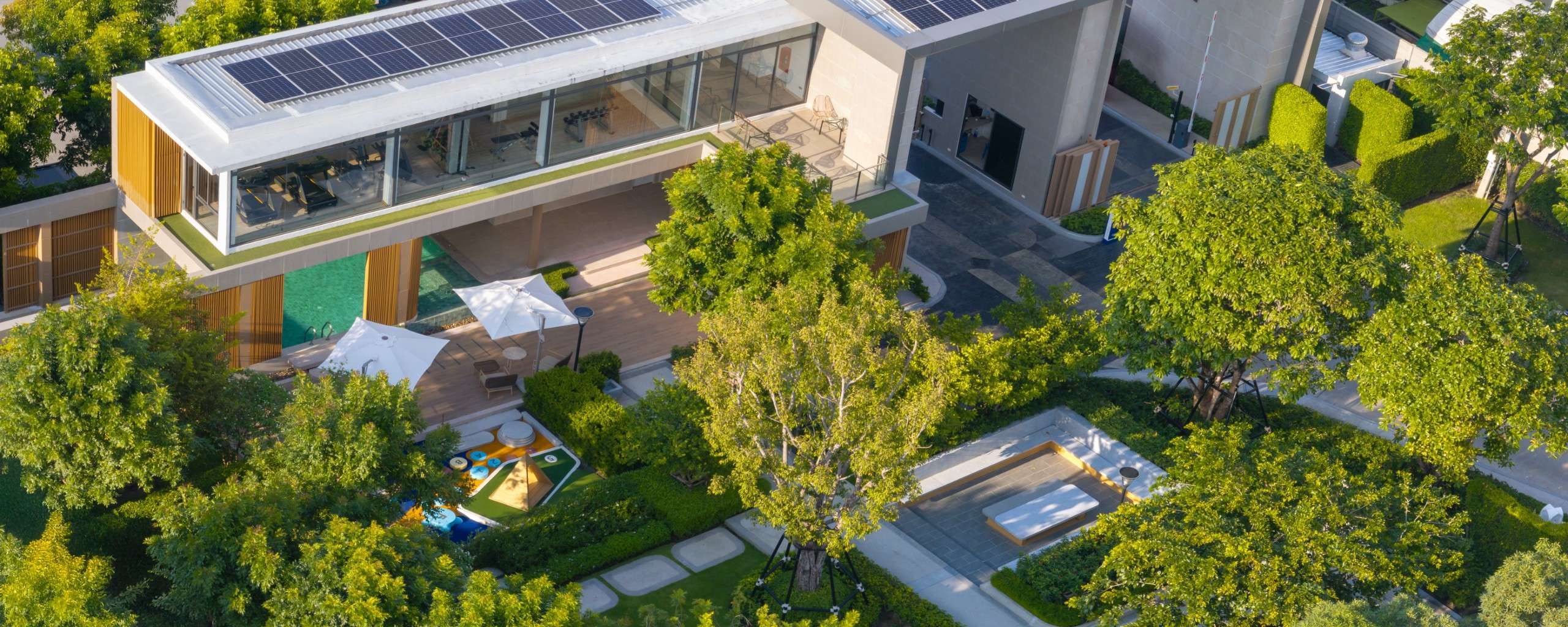 พื้นที่ส่วนกลางหน้าโครงการ