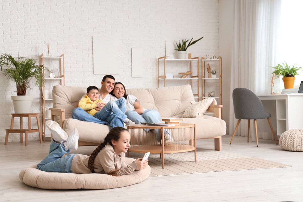 ครอบครัวชาวต่างชาติในบ้านพักอาศัย