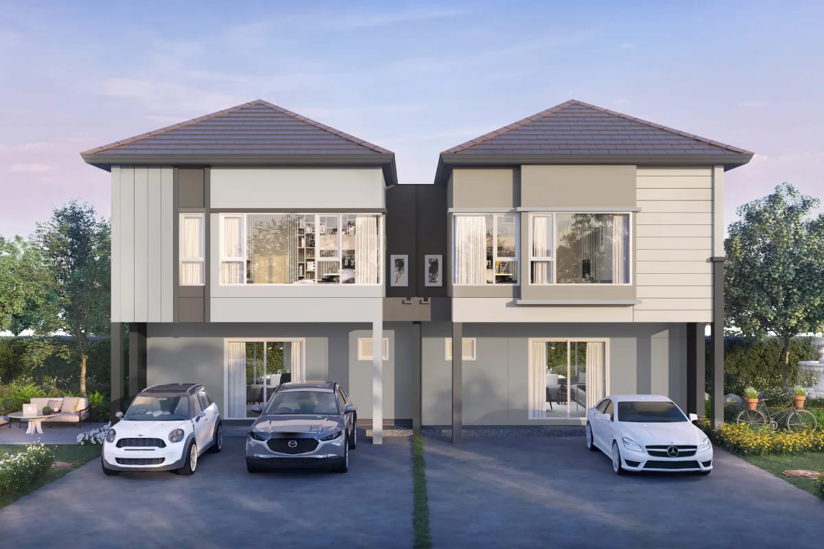 บ้านแฝดรังสิต โครงการ GRANDE PLENO พหลฯ - วิภาวดี 2