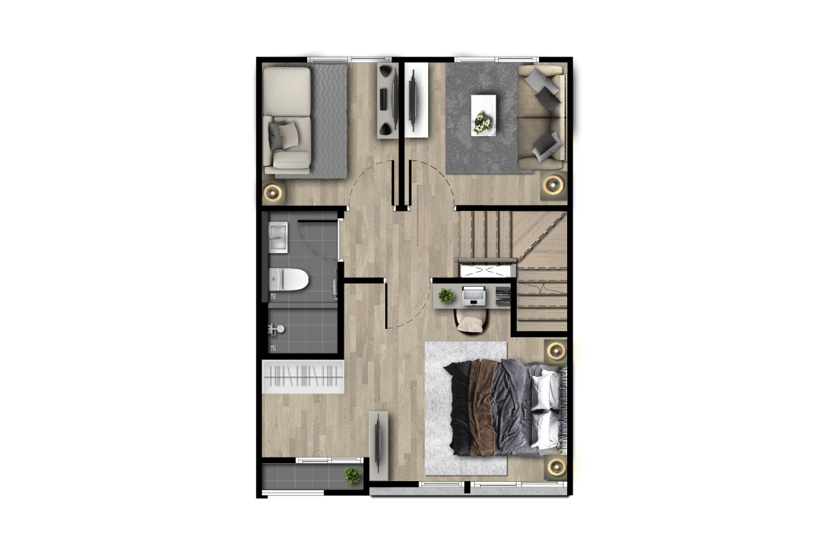 Type ESPACE: Floor 2nd-Floor